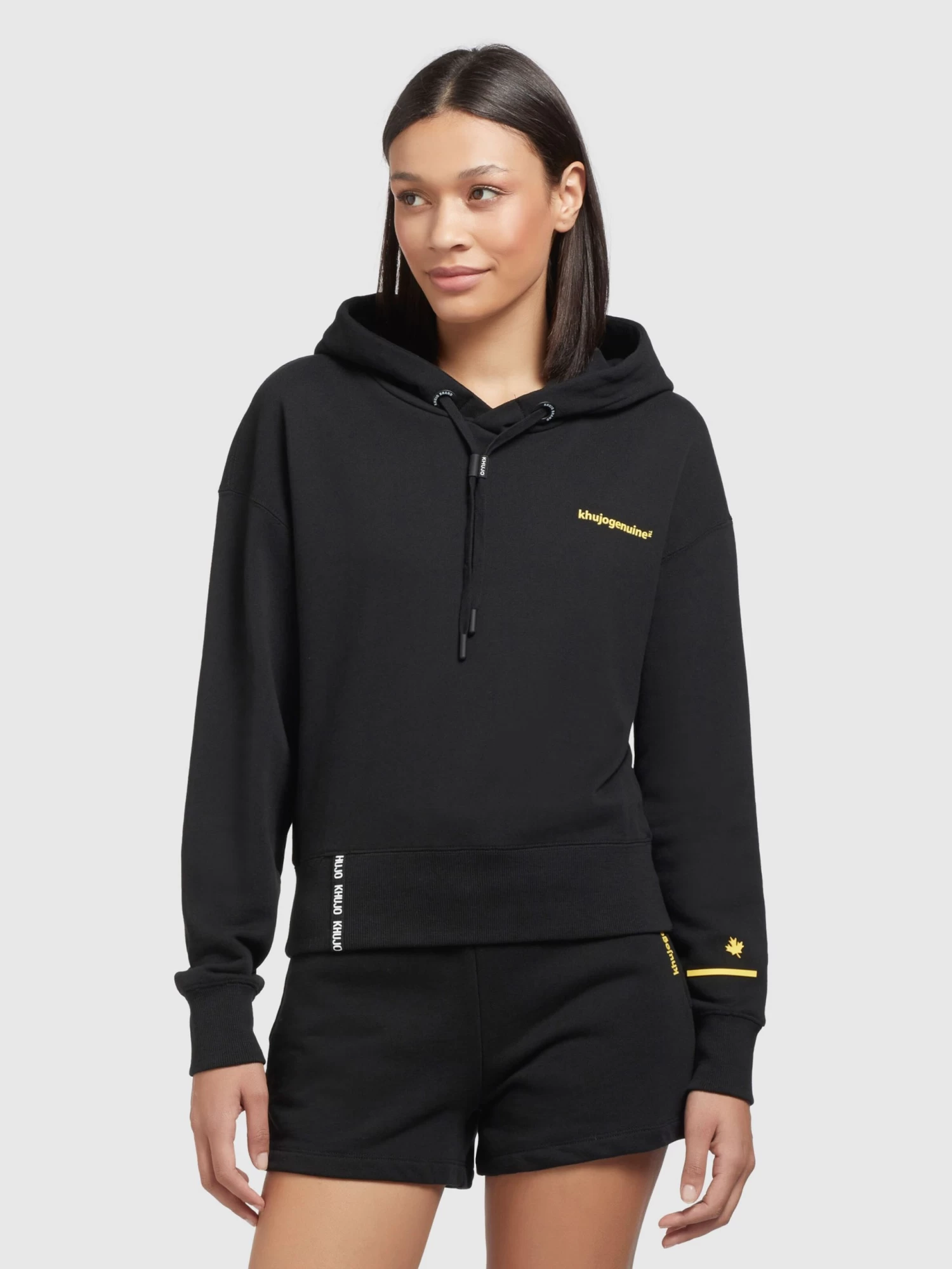 Khujo Longsleeves Shirt Dalia Dames Zwart 2 Khujo Longsleeves Shirt Dalia Dames Zwart - Afbeelding 2