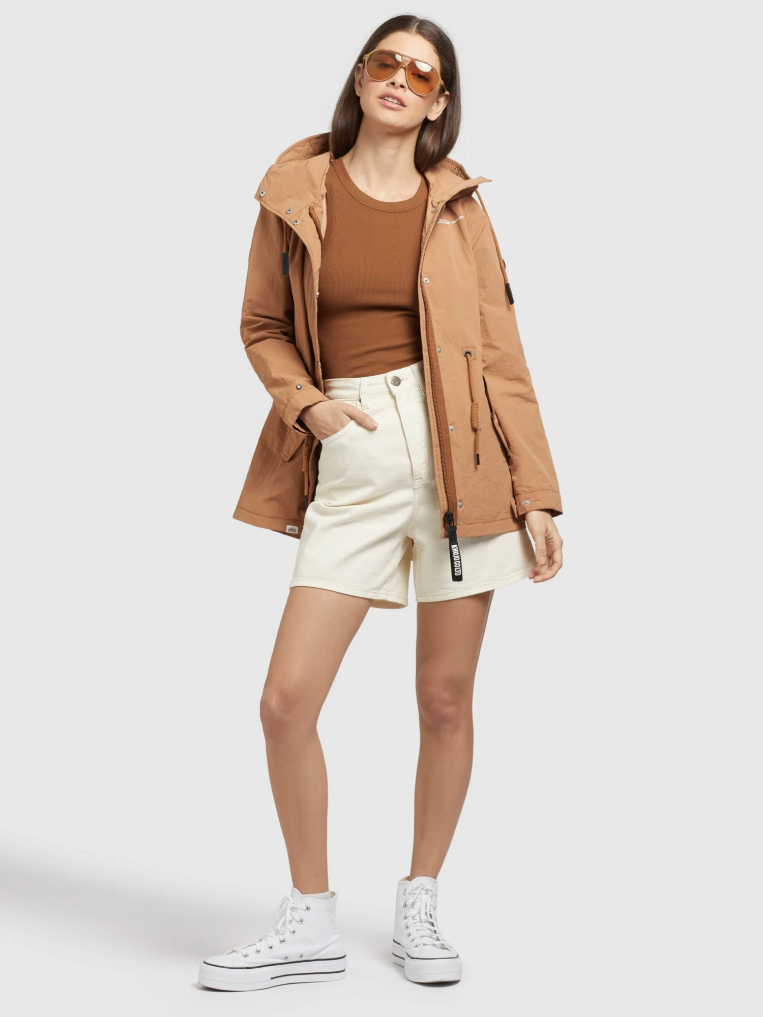 Khujo Tussenjassen Tussenjas CAIMA Dames Beige 3 Khujo Tussenjassen Tussenjas CAIMA Dames Beige - Afbeelding 3