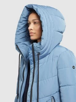 Khujo Wintermantels Wintermantel Ayleena Dames Lichtblauw -Mode kledingwinkel 0278d645f866743fd4233966b1b0ef14