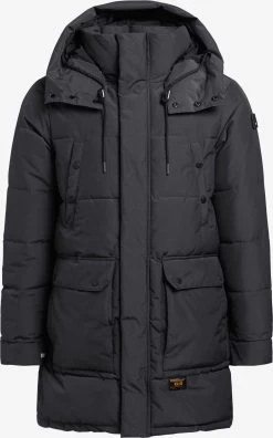 Khujo Winterjassen Winterjas Vivas Heren Donkergrijs