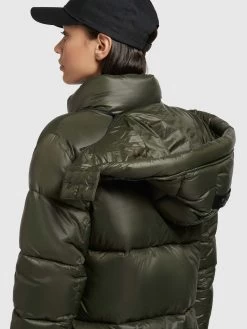 Khujo Winterjassen Winterjas Valona Dames Donkergroen -Mode kledingwinkel 02da92b311acdb10c6a85d3fc28227b8