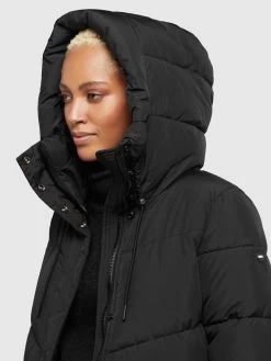 Khujo Wintermantels Wintermantel Shimanta 2 Dames Zwart -Mode kledingwinkel 04523f2bbef50106c2f5c30fccea3249