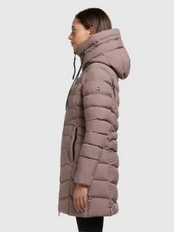 Khujo Korte Mantels Wintermantel Tuhani Dames Donkerlila -Mode kledingwinkel 04bdd07f0edbb56011b12e4395e33fb2