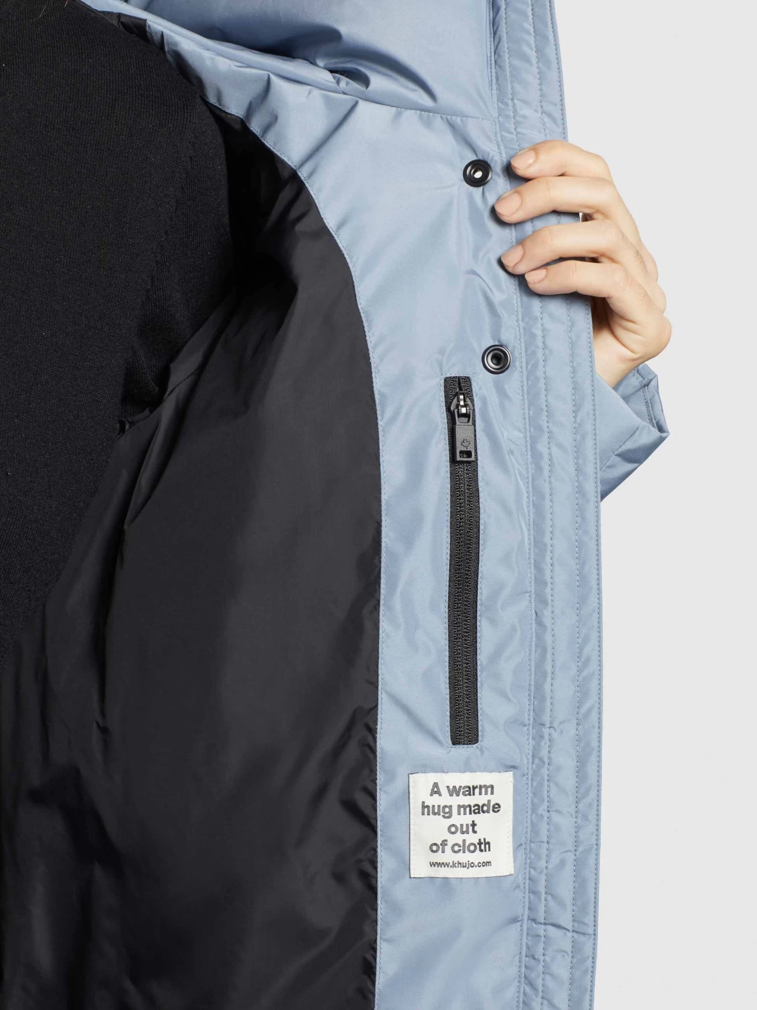 Khujo Winterjassen Winterjas Jordis 4 Dames Lichtblauw 8 Khujo Winterjassen Winterjas Jordis 4 Dames Lichtblauw - Afbeelding 8