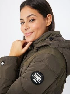 Khujo Wintermantels Wintermantel Lubeck Dames Groen -Mode kledingwinkel 05b86212756d638bdb736e535460409a