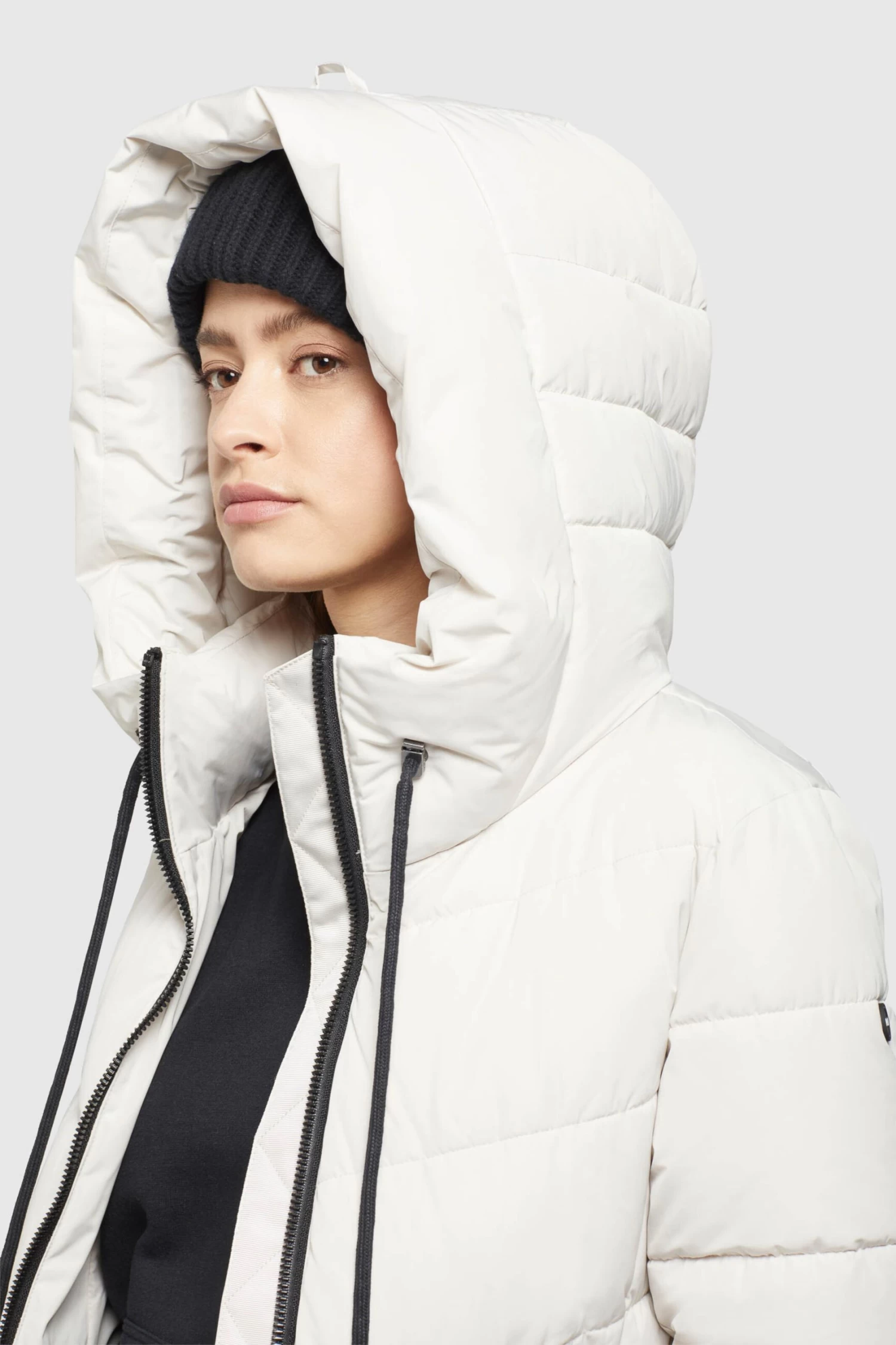 Khujo Tussenmantels Tussenmantel Klayd Dames Offwhite 6 Khujo Tussenmantels Tussenmantel Klayd Dames Offwhite - Afbeelding 6