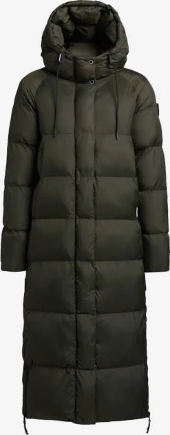 Khujo Wintermantels Wintermantel Dames Donkergroen