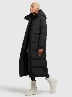 Khujo Wintermantels Wintermantel Shimanta 2 Dames Zwart -Mode kledingwinkel 06fc469541f79df658f3303c0b62f786