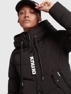 Khujo Wintermantels Wintermantel Ayleena Dames Zwart -Mode kledingwinkel 072763d35f172bb6977da25ae6d944b3