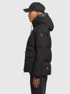 Khujo Winterjassen Winterjas Japura 2 Dames Zwart -Mode kledingwinkel 07a8afcfa2994a43ddab65eee4e27ecb