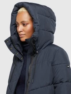 Khujo Wintermantels Wintermantel Shimanta 2 Dames Donkerblauw -Mode kledingwinkel 082e77c95a98d2af01cdeba2ddd46163