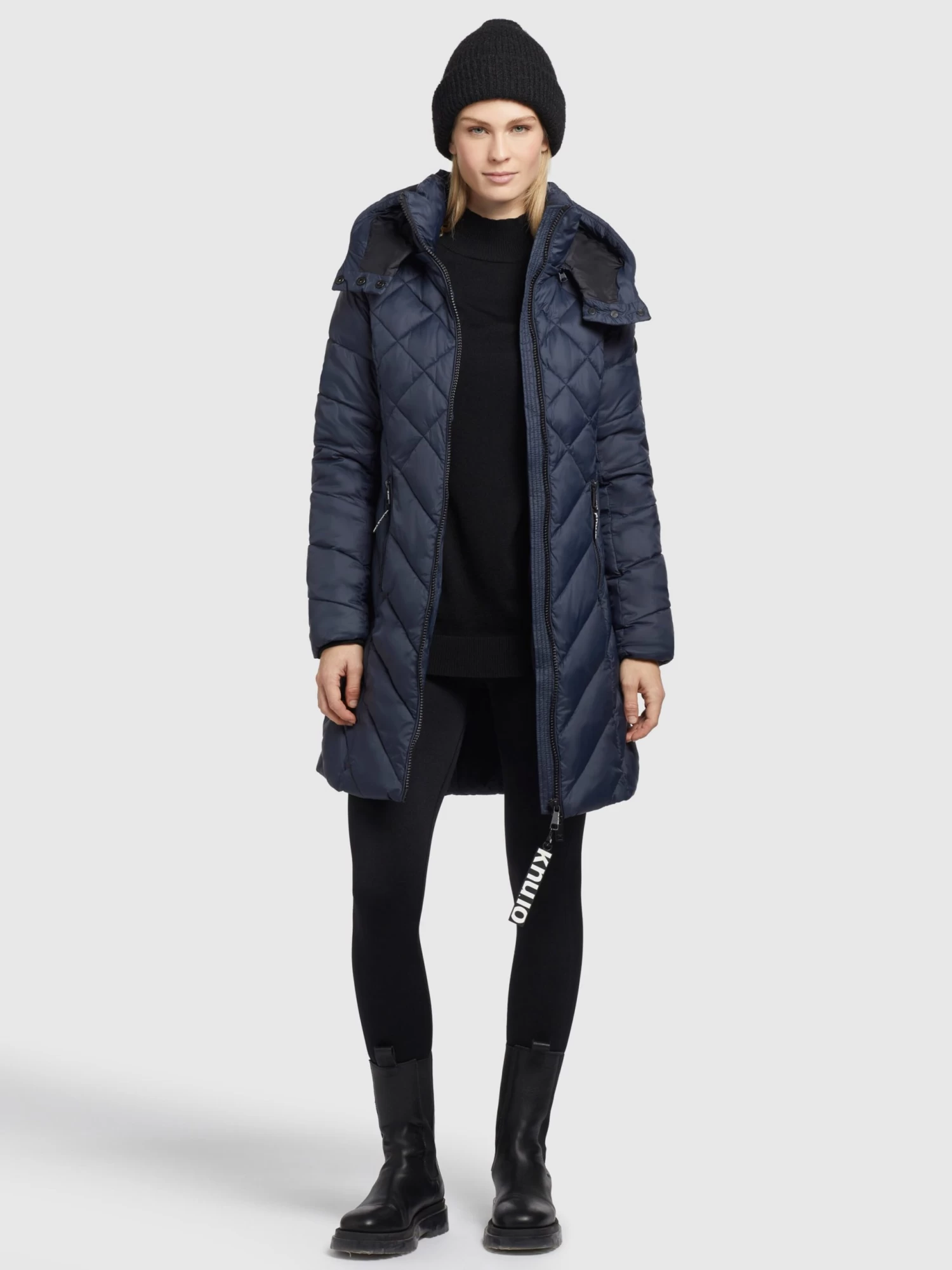 Khujo Tussenmantels Tussenmantel Aneth Dames Navy 3 Khujo Tussenmantels Tussenmantel Aneth Dames Navy - Afbeelding 3