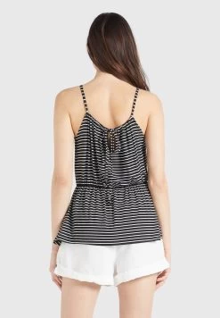 Khujo Valda - Top - Schwarz-Weiß Gestreift -Mode kledingwinkel 0adc685864944bf490e190e78a7de718