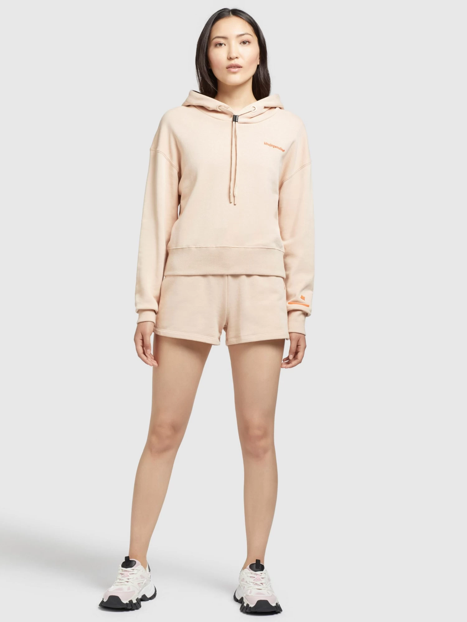 Khujo Longsleeves Shirt Dalia Dames Abrikoos 3 Khujo Longsleeves Shirt Dalia Dames Abrikoos - Afbeelding 3