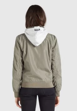 Khujo Winterjassen Winterjas LARIFA Dames Kaki -Mode kledingwinkel 0fdf38d1419753ac512417e5a300c528