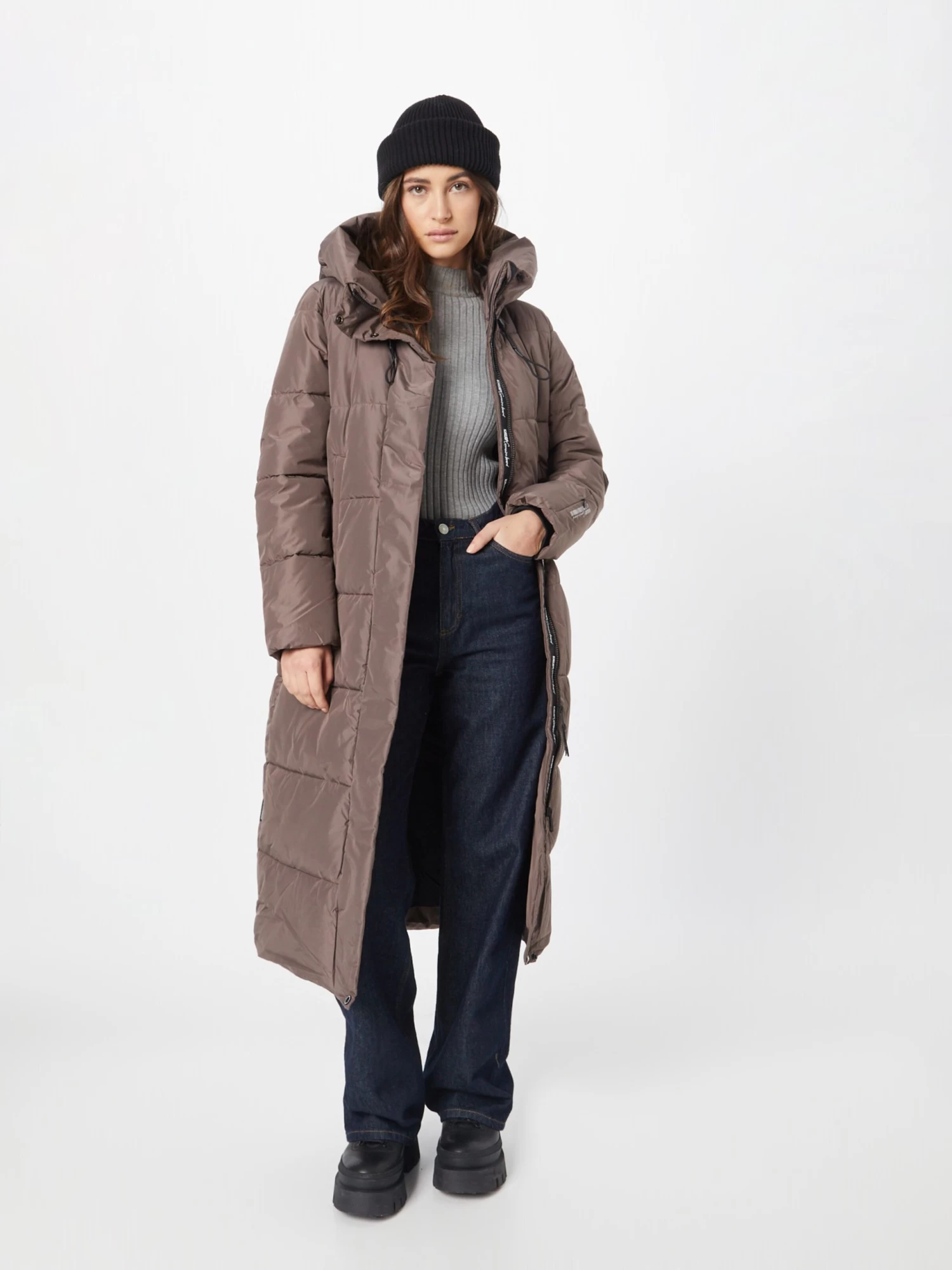 Khujo Tussenmantels Tussenmantel Soulani Dames Taupe 4 Khujo Tussenmantels Tussenmantel Soulani Dames Taupe - Afbeelding 4