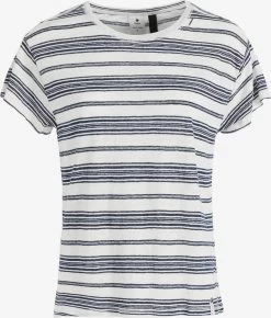 Khujo T-shirts Shirt MATAMA Dames Marine / Wit