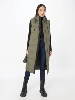 Khujo Bodywarmers Bodywarmer Tourin Dames Kaki 8 Khujo Bodywarmers Bodywarmer Tourin Dames Kaki -Mode kledingwinkel 120ff3938ba582a817f581d23d533d69