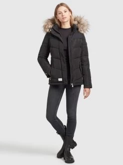 Khujo Winterjassen Winterjas Winsen Dames Zwart 13 Khujo Winterjassen Winterjas Winsen Dames Zwart -Mode kledingwinkel 12ce042e26056fa63af7cd862ff43a53