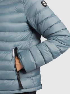 Khujo Tussenjassen Tussenjas Lovina Dames Duifblauw -Mode kledingwinkel 133b7bf3e92c98f826d3c77785609346