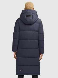 Khujo Wintermantels Wintermantel TIONE Dames Navy -Mode kledingwinkel 144219840f32ad1532a4d666f04b3783