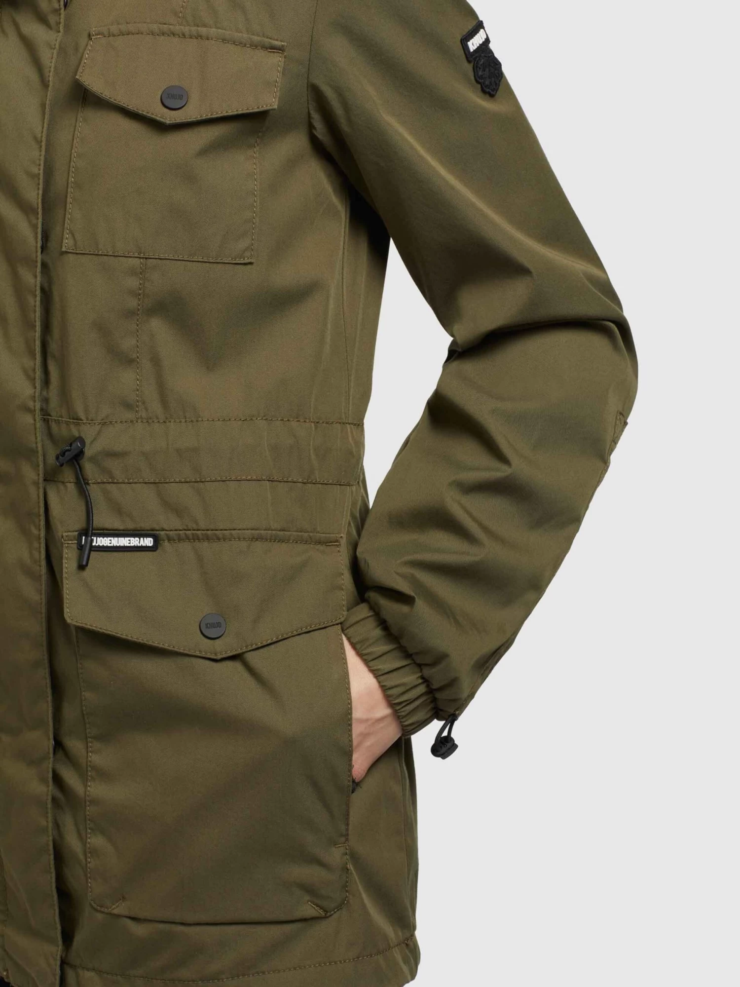 Khujo Parkas Tussenparka ELST Dames Olijfgroen 8 Khujo Parkas Tussenparka ELST Dames Olijfgroen - Afbeelding 8