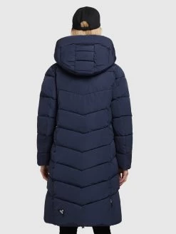 Khujo Tussenmantels Tussenmantel Klayd Dames Donkerblauw -Mode kledingwinkel 18477ff816dbd6095c6210016cdeb49a