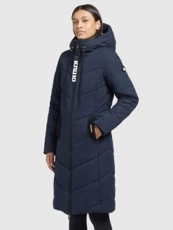 Khujo Winterjassen Winterjas Aribay Dames Navy -Mode kledingwinkel 1ad6645f94271dec435b29ef4c51098f