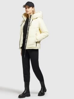 Khujo Winterjassen Winterjas Esila Dames Pasteelgeel -Mode kledingwinkel 1ba850ff194beb0908ae8fc36b3c633a