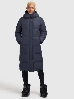 Khujo Wintermantels Wintermantel TIONE Dames Navy -Mode kledingwinkel 1df5a8d981a32913be9cadca785e90c7