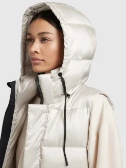 Khujo Bodywarmers Bodywarmer Tourin Dames Parelwit -Mode kledingwinkel 1eb63eb26c386bac66715e466ed5d600