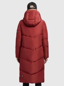 Khujo Tussenmantels Tussenmantel Dames Donkerrood -Mode kledingwinkel 1fbf2159c3abeb4a82184026c8c500b4