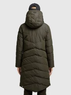 Khujo Wintermantels Wintermantel Huba Dames Donkergroen -Mode kledingwinkel 20c8d3251c4604223d56715cded34801