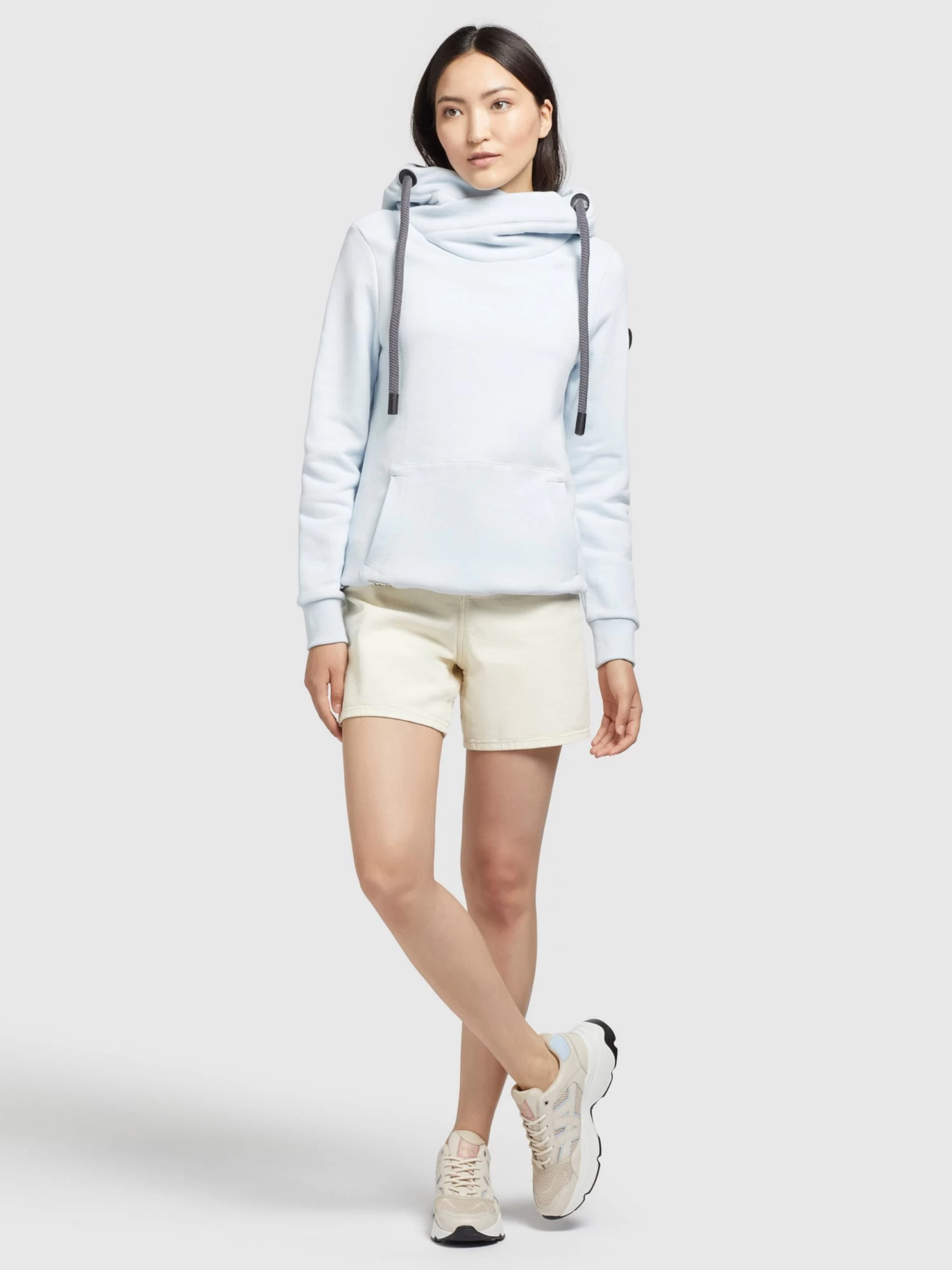 Khujo Hoodies Sweatshirt Rhabea Dames Lichtblauw 6 Khujo Hoodies Sweatshirt Rhabea Dames Lichtblauw - Afbeelding 6