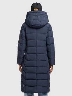 Khujo Wintermantels Wintermantel Gamber Dames Donkerblauw -Mode kledingwinkel 235e2df5c48fb177b25c244fa561467f