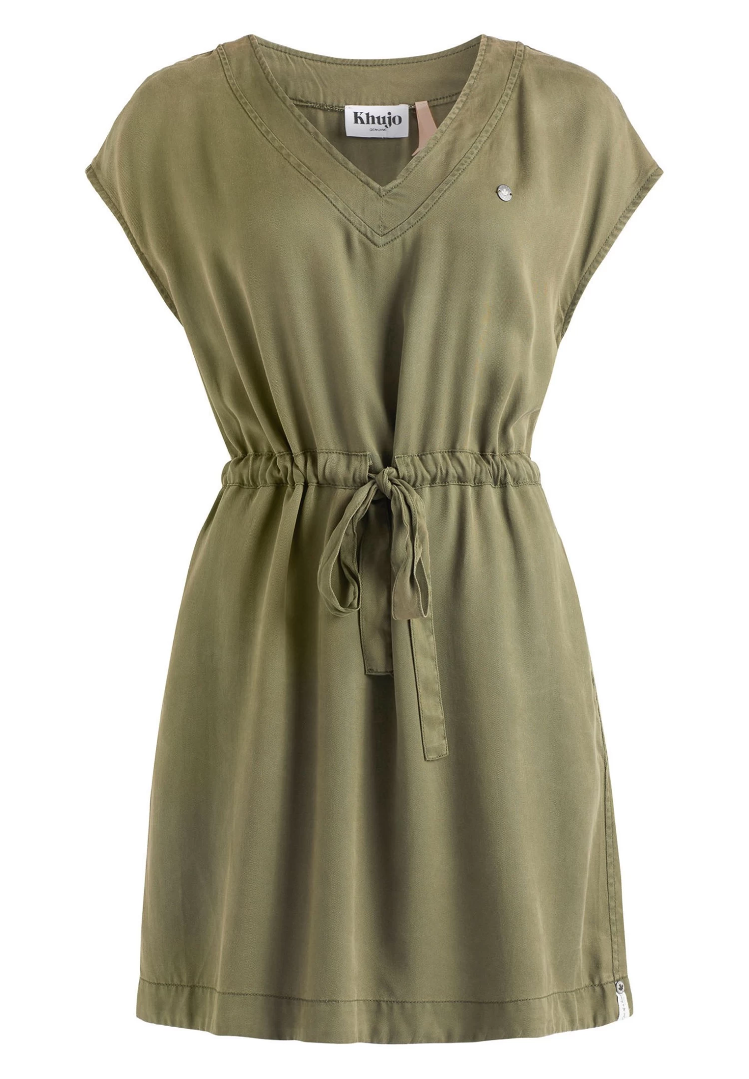 Khujo Anneli - Spijkerjurk - Khaki Gewaschen 10 Khujo Anneli - Spijkerjurk - Khaki Gewaschen - Afbeelding 10