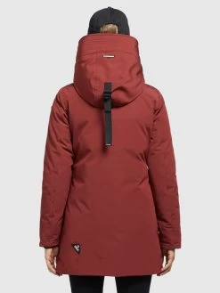 Khujo Winterjassen Winterjas Viona 3 Dames Roestrood -Mode kledingwinkel 270e1d7933f149f65d9b86c1231e94ea