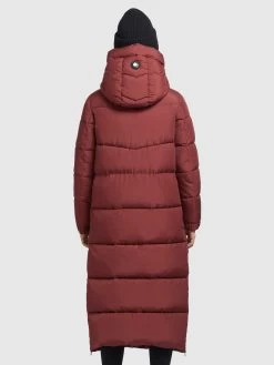 Khujo Wintermantels Wintermantel Shimanta 2 Dames Roestrood -Mode kledingwinkel 2756c2e11097c96758e81d1d242c1d06