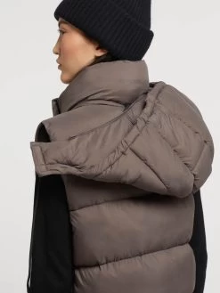 Khujo Bodywarmers Bodywarmer Eden Dames Mokka -Mode kledingwinkel 287b170fc7fe504bfffe6aa1b40ca5e2