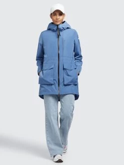 Khujo Tussenmantels Tussenmantel Ging Dames Blauw -Mode kledingwinkel 2899e8c1ffb0260bbf3ba0302db3ac6d