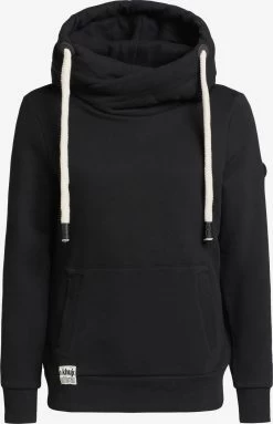 Khujo Hoodies Sweatshirt Rhabea Dames Zwart