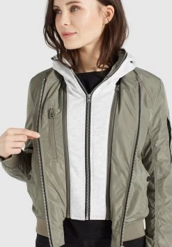 Khujo Winterjassen Winterjas LARIFA Dames Kaki -Mode kledingwinkel 2caf150c30d5af7b050c4dc2e86de6c9