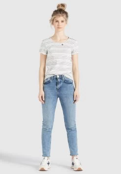 Khujo T-shirts Shirt Rafaela Dames Wit -Mode kledingwinkel 2d2d2410598903c3a7d627f9d76cce5a