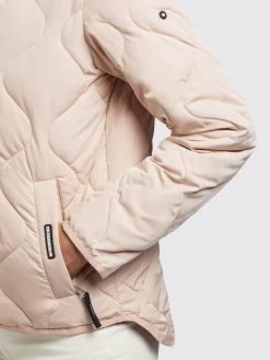 Khujo Tussenjassen Tussenjas Alma Dames Lichtroze -Mode kledingwinkel 2f3b4c717de561ad994a16b0461c2120