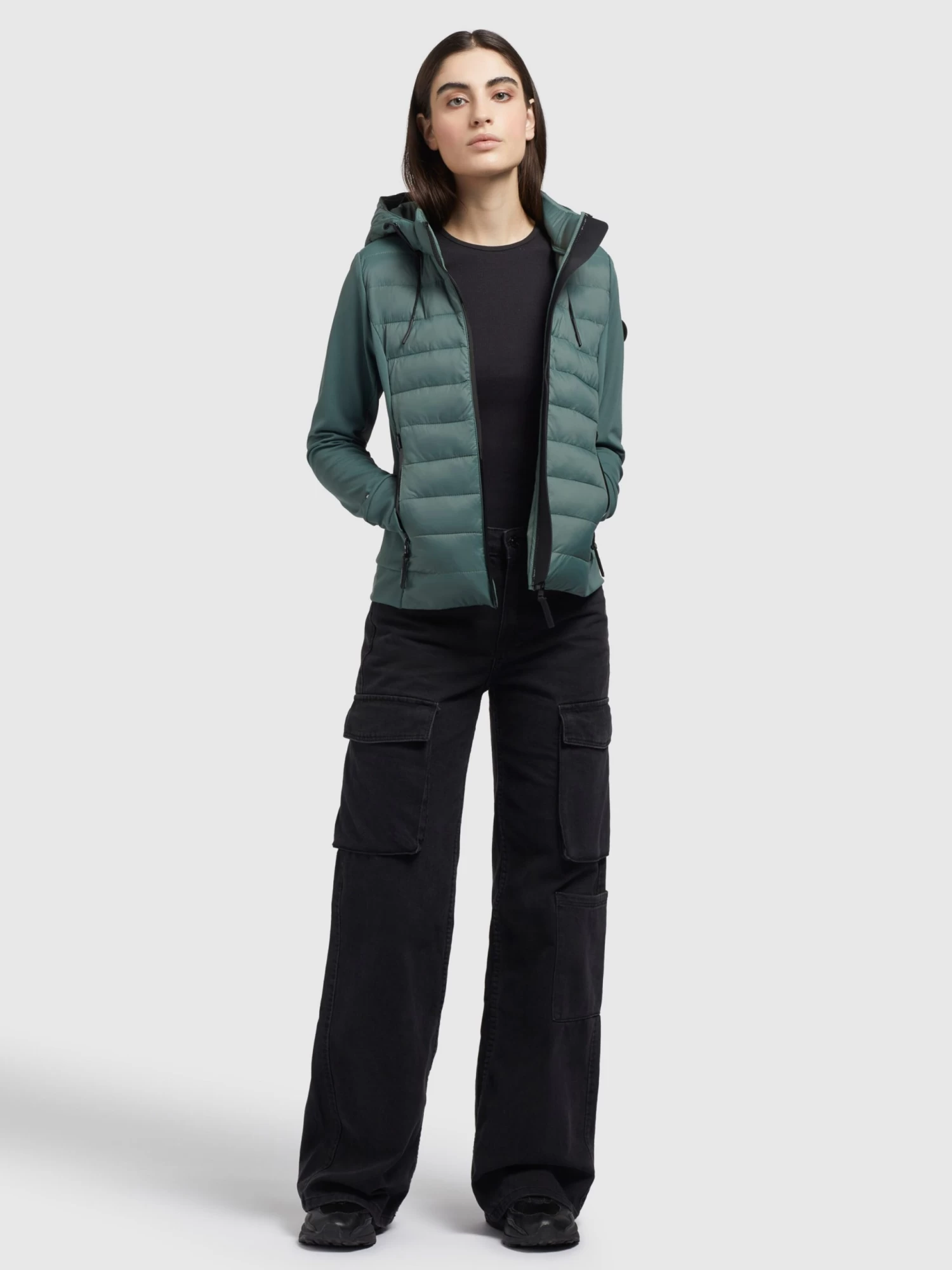 Khujo Outdoor Jassen Functionele Jas Ghita Dames Donkergroen 6 Khujo Outdoor Jassen Functionele Jas Ghita Dames Donkergroen - Afbeelding 6