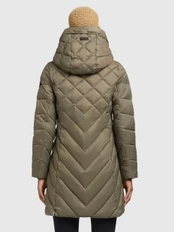 Khujo Tussenmantels Tussenmantel Aneth Dames Kaki -Mode kledingwinkel 2fe3511dafd1bf5fe198a029693261e7