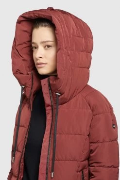 Khujo Winterjassen Winterjas Joilee Dames Pastelrood -Mode kledingwinkel 307f08331f64ee6a9a0008ddbf99dcf9