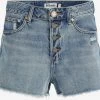Khujo Denim Shorts Loosefit Jeans Anouk Dames Blauw