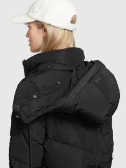 Khujo Wintermantels Wintermantel Huba Dames Zwart -Mode kledingwinkel 3112c32f186b7470d41720007aa07bf6