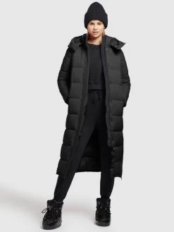 Khujo Wintermantels Wintermantel EMORIA MATT Dames Zwart -Mode kledingwinkel 31af45779a8c6b374285da9d2bb6223e